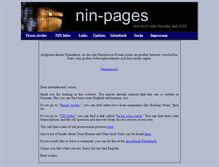 Tablet Screenshot of nin-pages.de